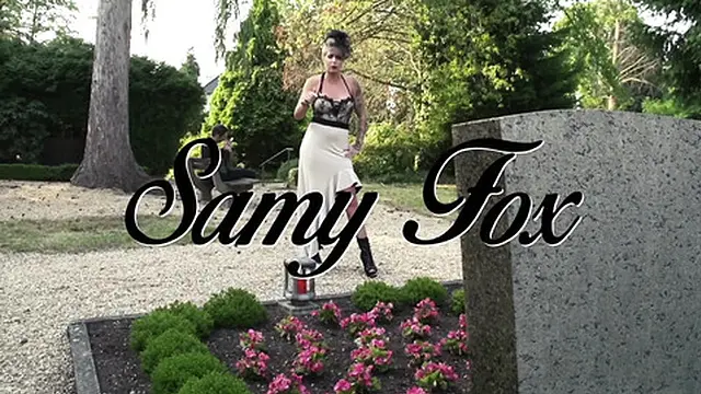 She is so sad bcs of her buried husband   she needs to find fucker as soon as possible