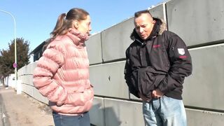 Street Fucker Passionate Couch Pounding