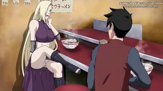 Naruto: Kunoichi Trainer - Slutty Blonde Teen Ino Yamanaka Has Public Sex In A Restaurant  Her Little Pussy Gets Creampied