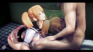 Hentai Uncensored 3D - Hardsex in a Public Toilet - Japanese Asian Manga Anime Film Game Porn