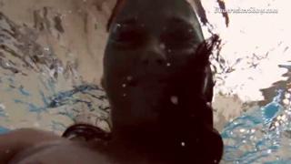 Krasula Fedorchuk gets wet, wild, and sloppy in an underwater XXX escapade