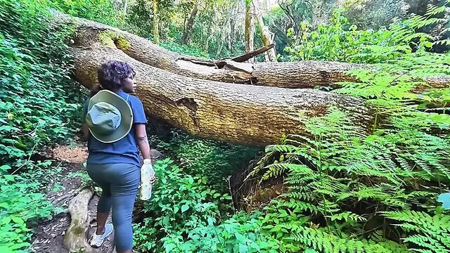 MILF eats pussy and gets fucked at the river