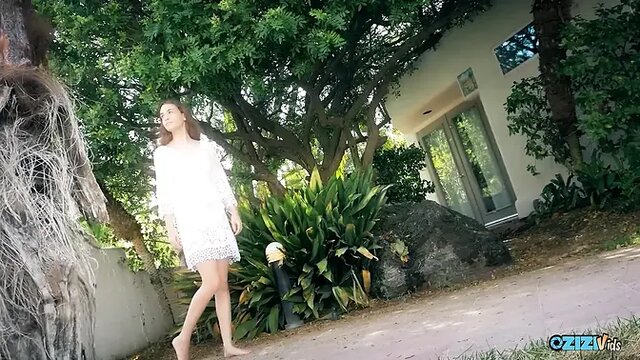 Innocent-looking hairy twat takes a hard pounding