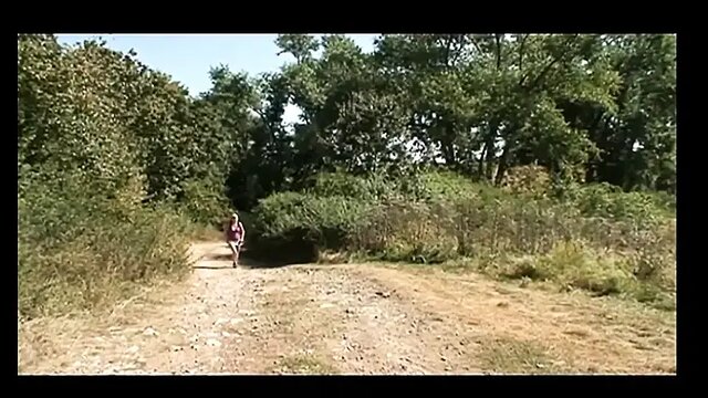 Blonde Teen Meet a Big Hard Cock in the Woods