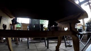 pantyless babes sizzlin' on BBQ grill, gettin' freaky and raw
