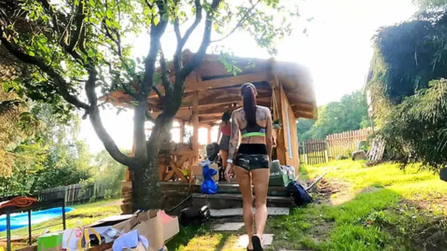 Hot Girls BBQ Easter Party &mdash;  Tight Pussies &mdash;  No Pajamas &mdash;  Naughty😈 Fun