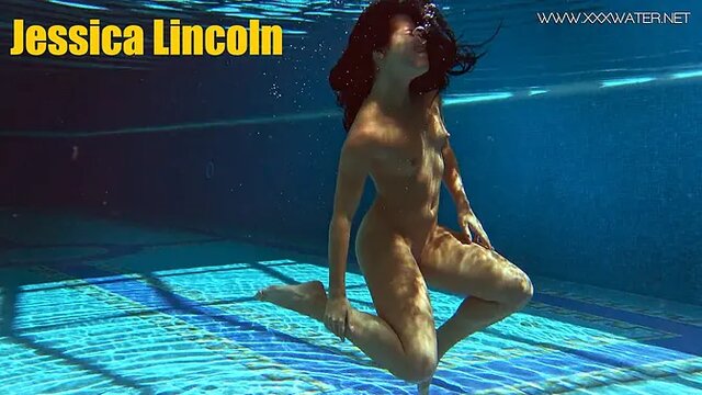 Jessica, hot Russian beauty, seduces producer at the pool