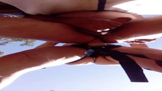 Raw 69 and brutal pony play from a fantastic vantage point