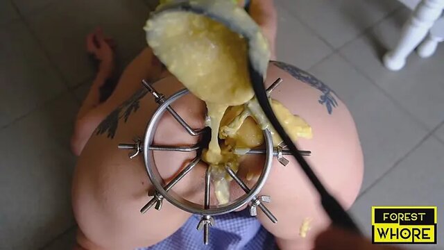 Forest whore gaped and fisted in extreme anal hardcore