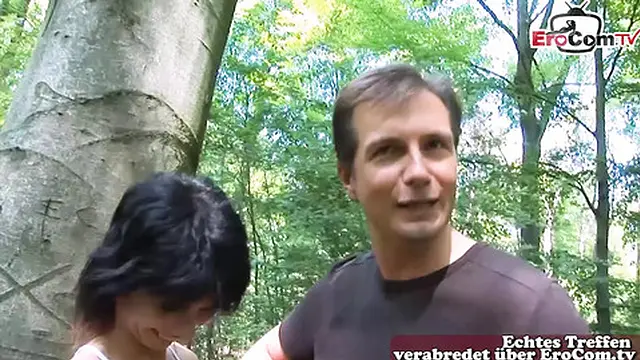 Encounter of a mature German woman with a mysterious partner