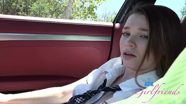 College Girl Mazy gets fucked hard in reverse cowgirl