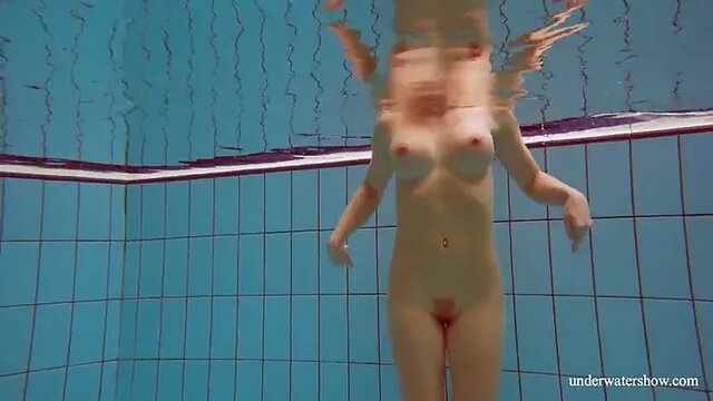 Underwater seduction by 18 year old Russian babe