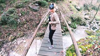 River Trail Fuc* on a Wet Adventure with Nymphs