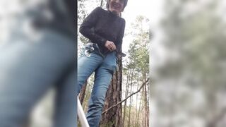 Getting it on hard and wild outdoors, squirting my sweet juices everywhere