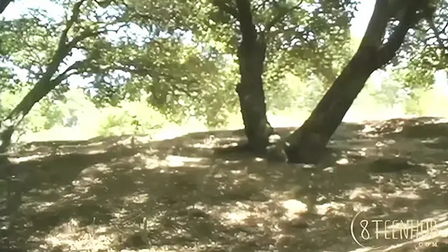 8teenhub - Passionate Lesbian Outdoor Sex Scene in the Heart of the Forest